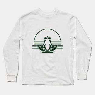 Frog Yoga Retro Super Minimal Long Sleeve T-Shirt